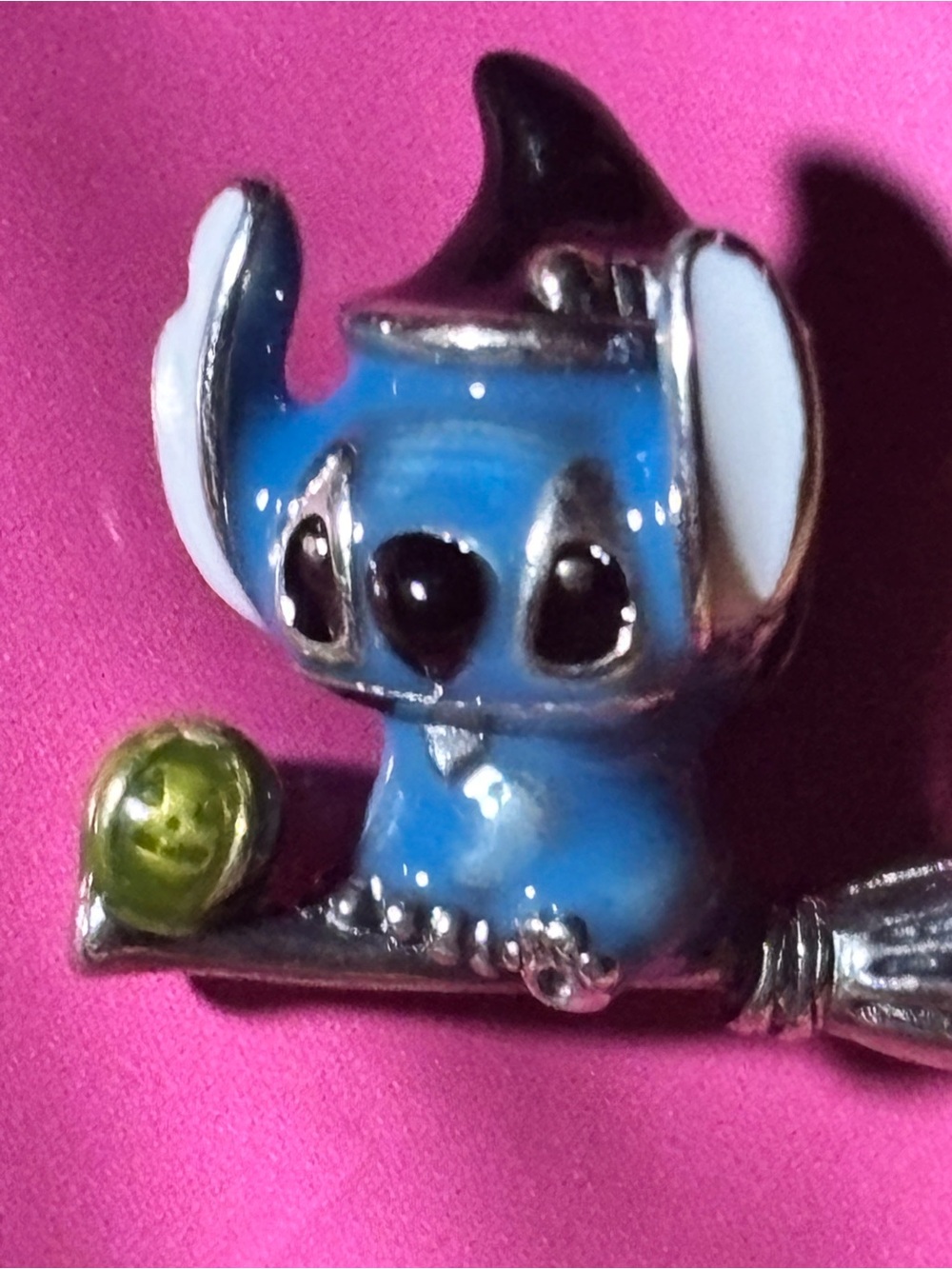 Blue Enamel  stich charm for her bracelet Small Pet Charm - Unbranded